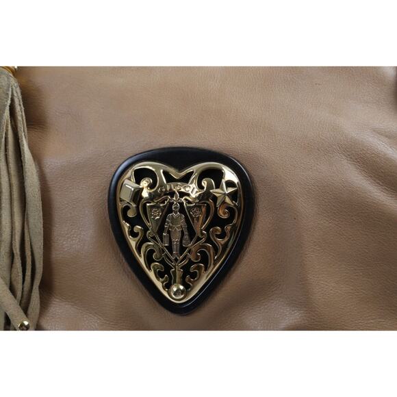 GUCCI Babouska Hysteria Beige Leather Hobo Bag - Picture 7 of 16